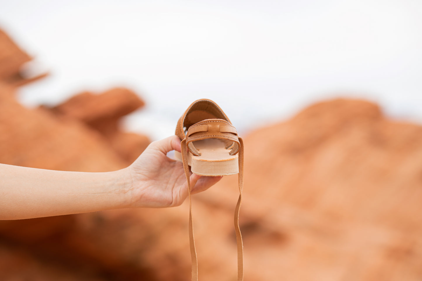 Women's Brown 100% Leather Sandal